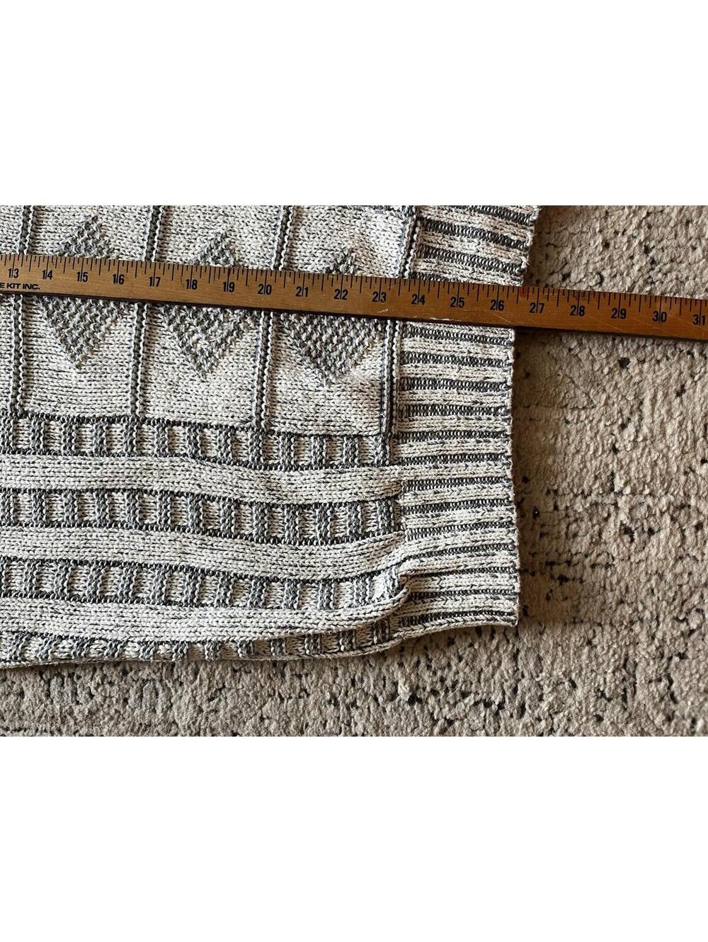 Vintage Boathouse Row Geometric Knit Sweater Large - Picture 6 of 6